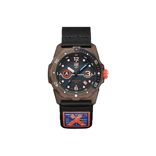 Luminox Кварцевый механизм Мужские часы 42 мм Черный
