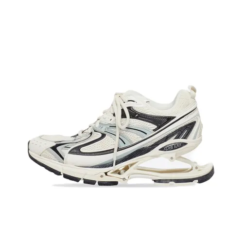 Balenciaga X Pander Low Топ Повседневная обувь Мужская Серый Белый Черный