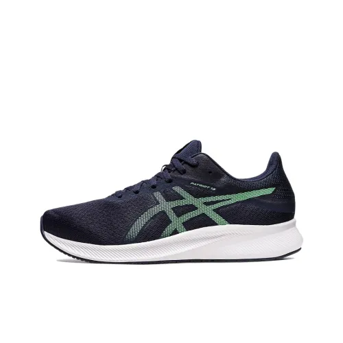 Asics Patriot 13 Low Топ Беговые кроссовки Мужской Синий Зеленый