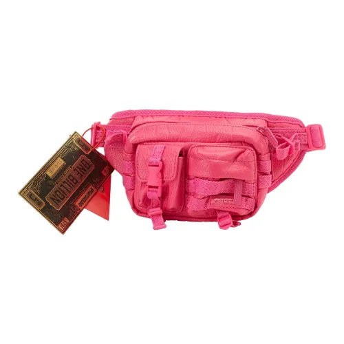 SPRAYGROUND ПУ (полиуретан) Sling Сумка Одно плечо Через плечо Бананка Обычный Унисекс Розовый