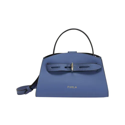Furla Margherita Collection Сумка через плечо из коровьей кожи мини-сумка женская синяя