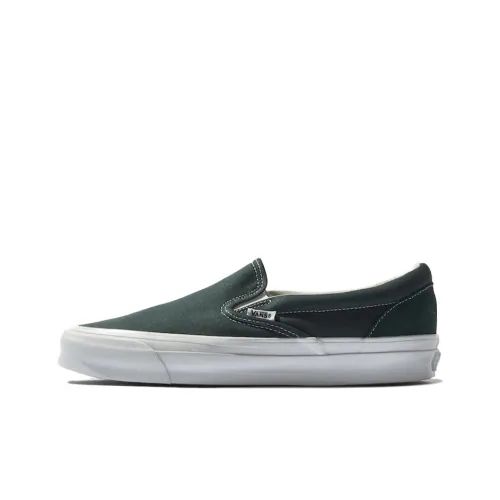 Adsum x VANS Slip On Series Vault LX Low Top Скейтборд Кроссовки Unisex Зеленый