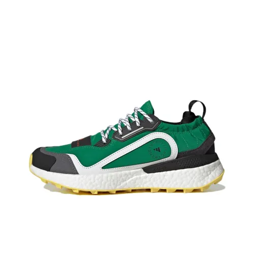 Stella McCartney x Adidas Outdoorboost 2,0 Устойчивые к истиранию низкие кроссовки для бега по пересеченной местности Женские Серый Черный Зеленый