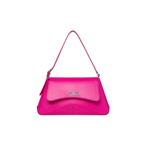 Balenciaga Red Carpet Гладкая коровья кожа Сумка через плечо Женская Розовая