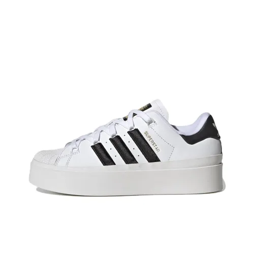 Adidas Originals Superstar Bonega Low Топ Кроссовки для скейтбординга Женские Белые Черные