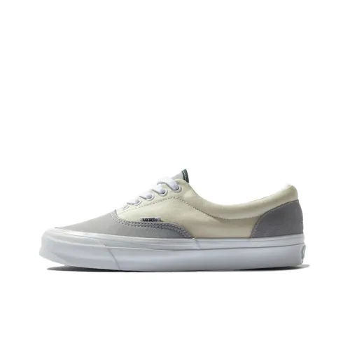 Adsum x Vans Era Vault OG LX Износостойкий и Легкий Низкий Топ Скейтборд Кроссовки Unisex Серый Белый