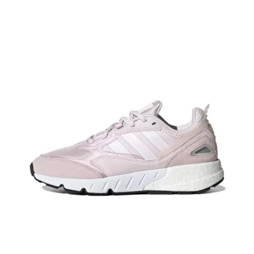 Adidas Originals ZX 1K Boost 2,0 Slip-Resistant Abrasion-Resistant Low Top Casual Running Shoes Women's Pink Adidas Originals ZX 1K Boost 2,0 Противоскользящий устойчивый к истиранию низкий топ повседневная беговая обувь женский розовый