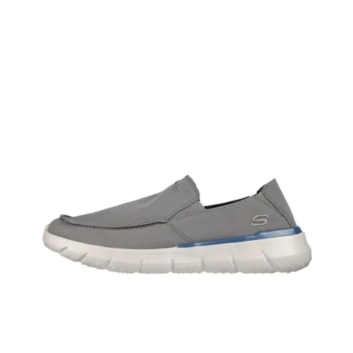 Skechers Del Retto Alvert Low Топ Повседневная обувь Мужская Серый