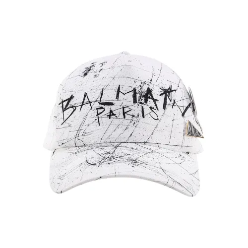 BALMAIN Хлопок Бейсболка Белая Унисекс
