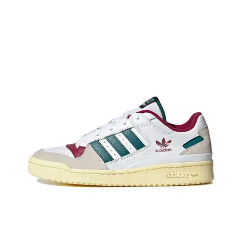 Adidas Originals FORUM Low Cl Low Топ Скейтборд Кроссовки Унисекс Белый Зеленый