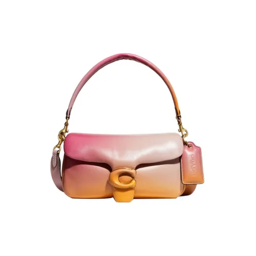 Coach Tabby Напп-Кожа Pillow Bag Сумка-подушка Плечевая сумка Сумка через плечо Сумка через плечо Средняя Женская