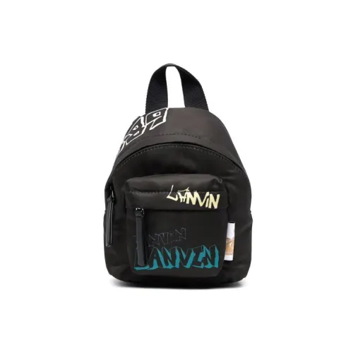 Lanvin Полиэстер Рюкзак Мини Мужской Черный