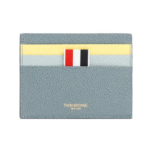 THOM BROWNE· Холдер для карт из телячьей кожи мужской синий