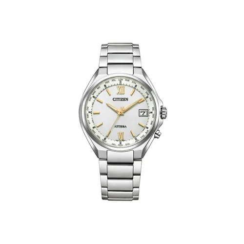 CITIZEN Солнечный Кварцевый Механизм Титан Ремешок Часы Мужские Циферблат Серебристый CB1120 50C