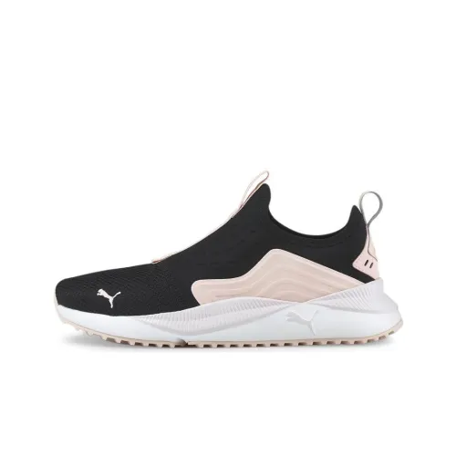 PUMA Pacer Future Shock Absorbers Противоскользящие Устойчивые к истиранию Низкий Топ Беговые кроссовки Унисекс Черный Розовый