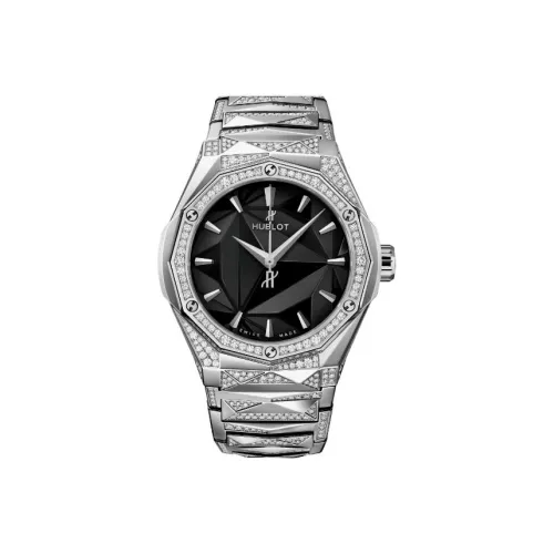 HUBLOT Автоматический Механический Механизм Мужские Классические Фьюжн Часы 40 мм Черные