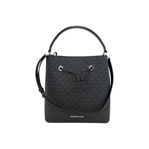 MICHAEL KORS Suri PVC ведрообразная сумка сумка через плечо женская черная