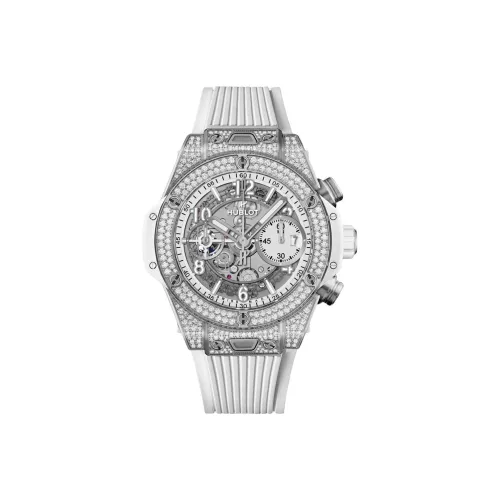 Коллекция Hublot Big Bang Автоматический Механический Часы Мужские 42 мм Серебристый Циферблат Резиновый Ремешок