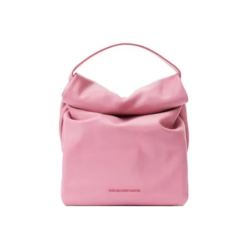 Alexander Wang Корова Кожа Lunch Box Сумка Клатч Маленькая Женская Розовая