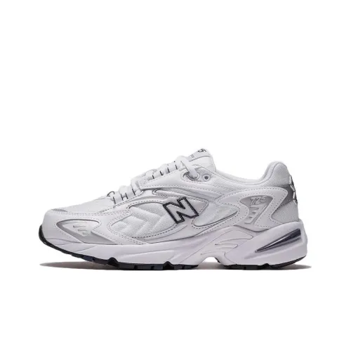 New Balance NB 725 Low Топ Повседневные Беговые Кроссовки Унисекс Серебристо-Белые