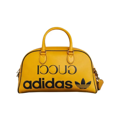 GUCCI Adidas Кожа Сумка Сумка через плечо Мужская Желтая