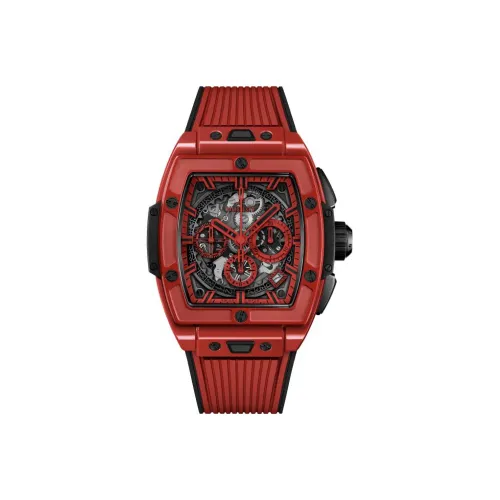 HUBLOT BIG BANG Soul Автоматический Механический Часы Мужские Часы Красный Циферблат Часы Керамические Чехлы для Часов Резиновый Ремешок