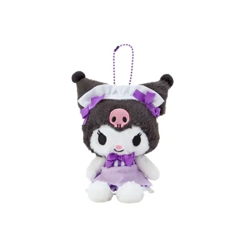 Санрио Kuromi Maid Diner Куклы Плюшевый Брелок 15 см Рекомендуемый рост