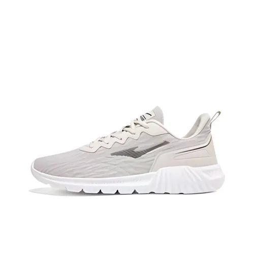 Erke Амортизация Устойчивый к истиранию Дышащий Низкий Топ Беговые кроссовки Мужской Серый