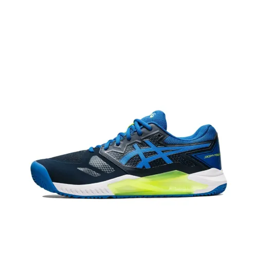 Asics Challenger 13 Low Top Теннисные Кроссовки Мужские Черные Синие
