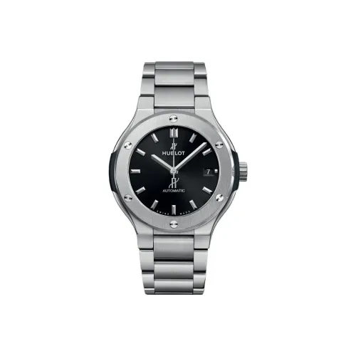 HUBLOT Автоматический механический механизм Женские часы Classic Fusion 38 мм Черные
