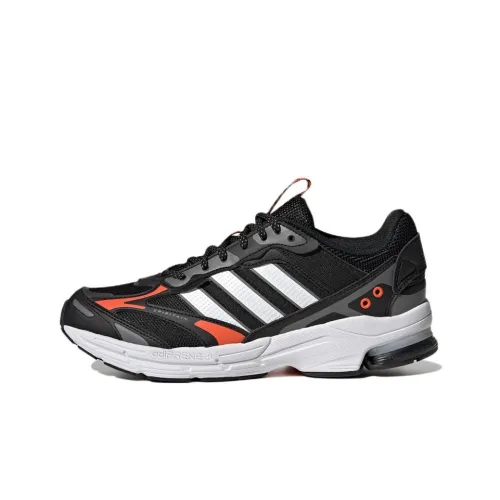 Adidas Spiritain 2000 Устойчивый к истиранию Низкий Топ Повседневные Беговые кроссовки Унисекс Черный Белый