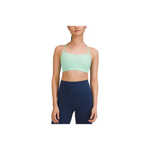 Lululemon Flow Y Дикий Мятно-зеленый Женские Йога Майки