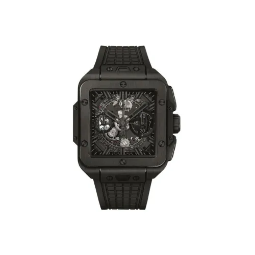 HUBLOT Автоматический Механический Мужской Часы SQUARE BANG UNICO 42 мм Скелет