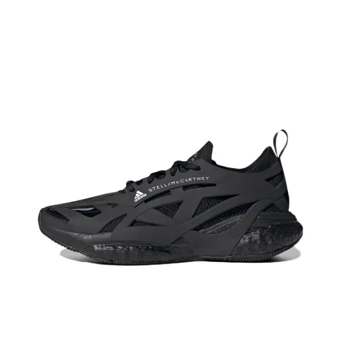 Stella McCartney x Adidas Solar Glide 1 Low Топ Беговые кроссовки Женские Черный