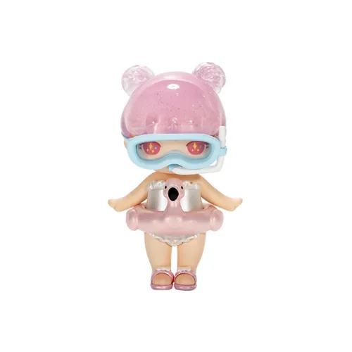 POP MART Коллаборация Edition Кролик Купальник Девичий Прозрачный Слепой Бокс на Карточке 8 см