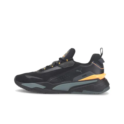 PUMA RS Fast Unmarked REFLECT Низкий Топ Повседневная Обувь Унисекс Черный