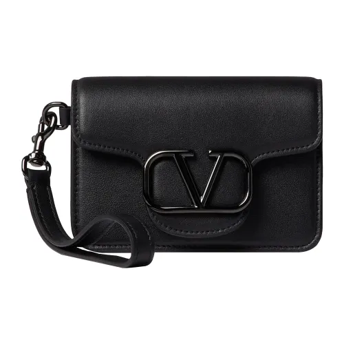 Valentino Locò Телячья кожа Сумка Клатч Сумка Мини Мужская Черная