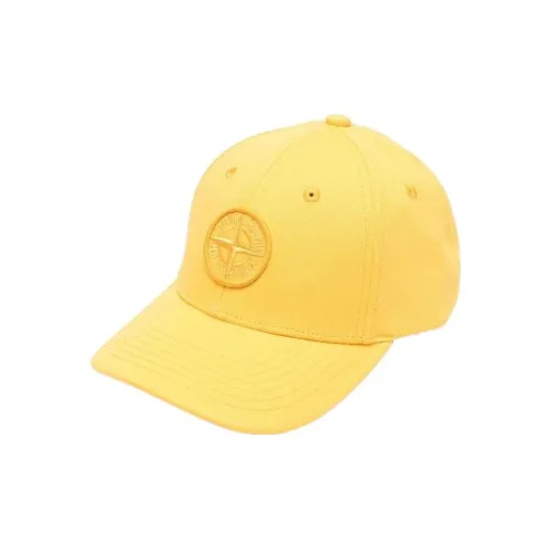 STONE ISLAND Хлопок Бейсболка Желтая для Детей