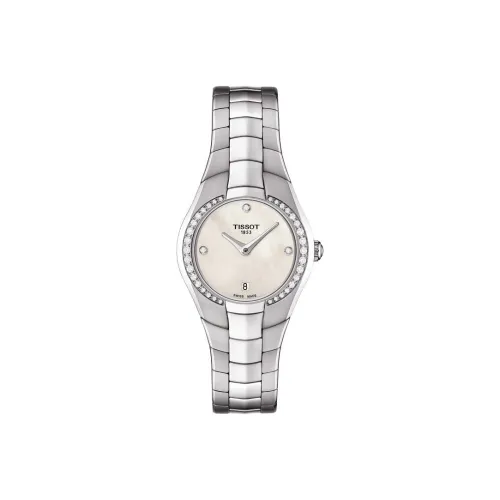 TISSOT T LADY Series T LADY Series Кварцевый механизм Женские часы Часы 29,5 мм Серебристый циферблат