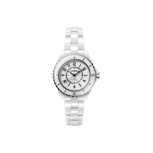 CHANEL Автоматический Механический Movement Женские J12 Часы 33 мм Белые