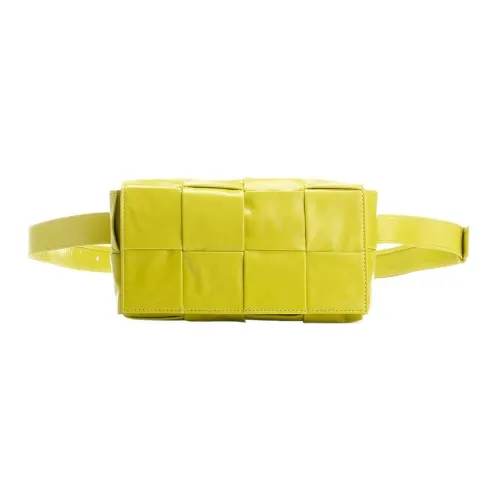 Bottega Veneta Cassette Belt Телячья кожа Бананка Мини Мужской Желтый