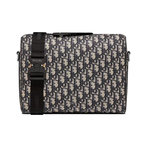 DIOR Lingot Жаккард с рельефом сумка из коровьей кожи курьерская сумка сумка через плечо мужская