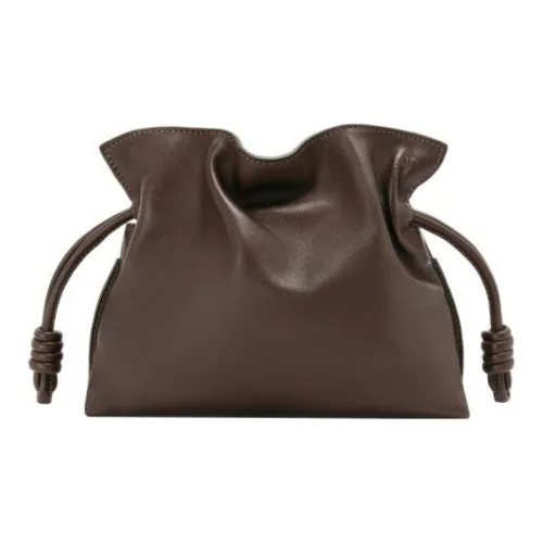 LOEWE Телячья кожа Клатч Мини Женские Шоколад