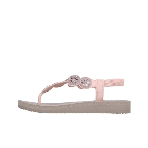 Skechers Meditation One Ремешок Сандалии Женские Розовые