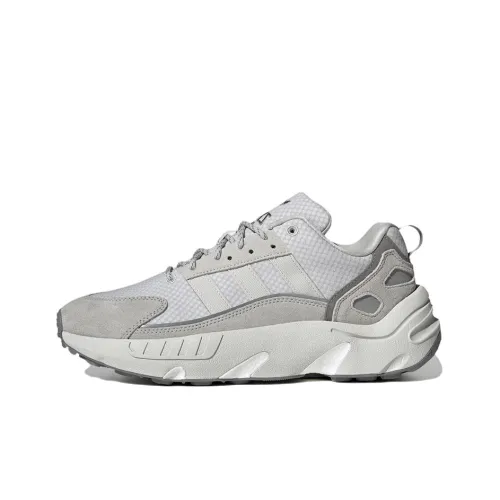 Adidas Originals ZX 22 Boost Устойчивый к истиранию Низкий Топ Повседневные Беговые кроссовки Мужские Серые