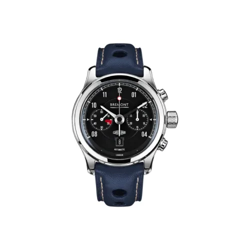 BREMONT Автоматический Механический Часы Мужские BREMONT Treasure Name Speed Collection 43mm*17,15mm Черные