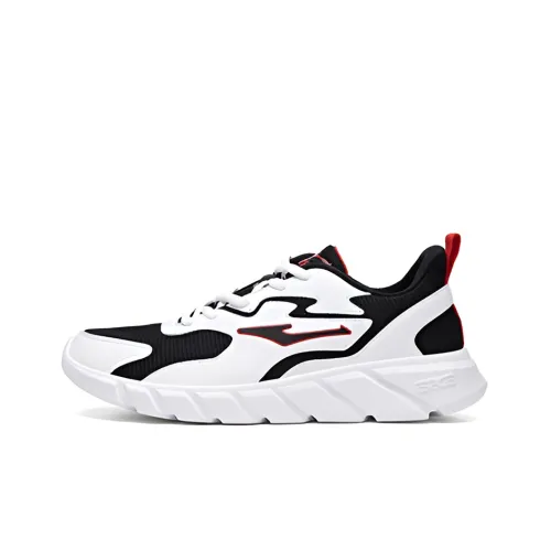 Erke Низкие кроссовки для бега Мужские Белый Черный