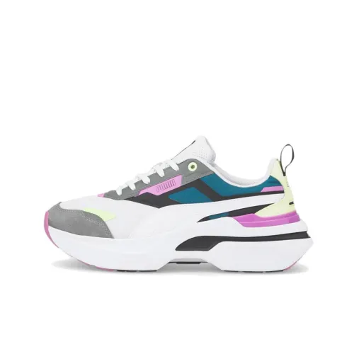 PUMA Kosmo Rider Bright Low Топ Casual Женские Белый Синий Красный