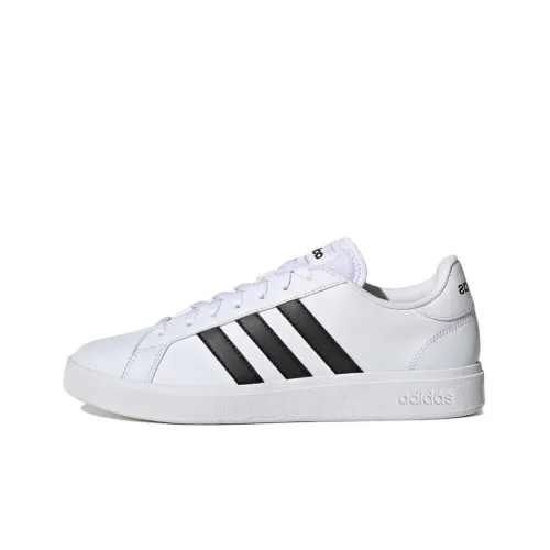 Adidas Neo GRAND COURT Low Топ Скейтборд Кроссовки Мужские Белый Черный