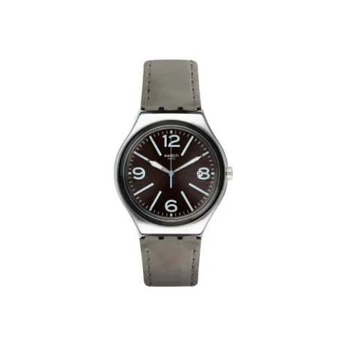 Swatch Quartz Механизм Мужские часы Циферблат Черный